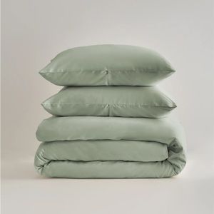 NWT Full/Queen Quince Luxury Organic Sateen Duvet Cover Set